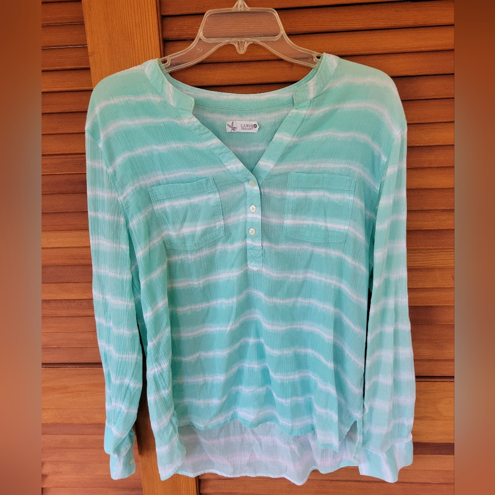 Carve Designs Dylan Gauze - Seaglass Tie Dye